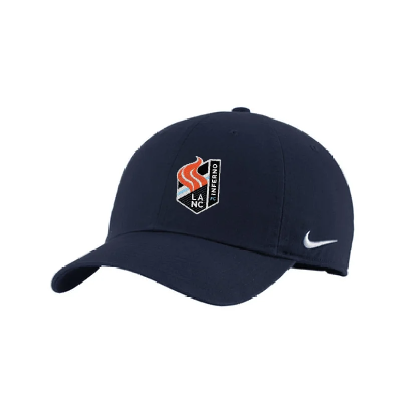 Stylish Beanie Hat with Textured Design-Lancaster Inferno FC Nike Hat - Navy