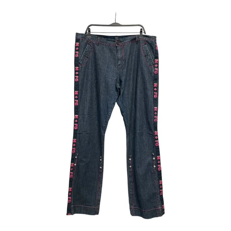 Casual Work Pants for Office Comfort-MARITHE FRANCOIS GIRBAUD/Pants/38/Denim/IDG/M+FG/PINK