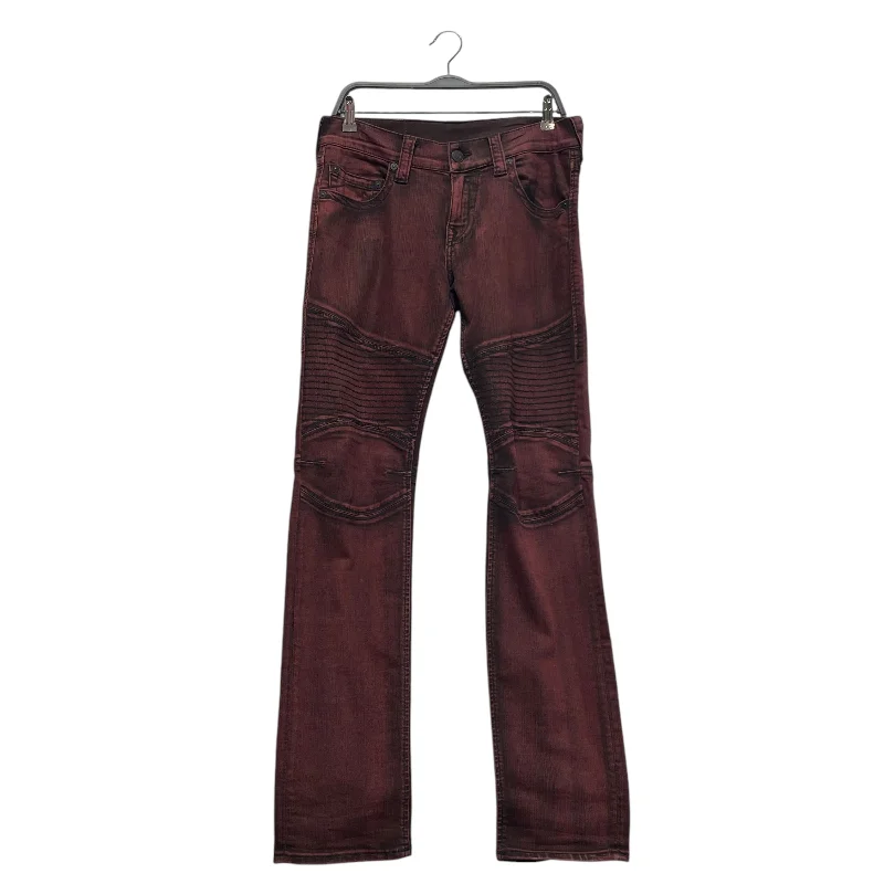 Comfortable Capri Pants for a Casual Day Out-TRUE RELIGION/Skinny Pants/30/Denim/BRD/Coated denim biker jeans