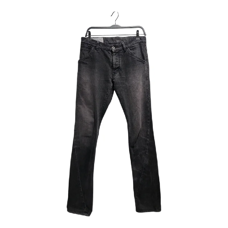 Eco-Friendly Recycled Fabric Pants for Sustainable Style-Attachment/Skinny Pants/Cotton/BLK/