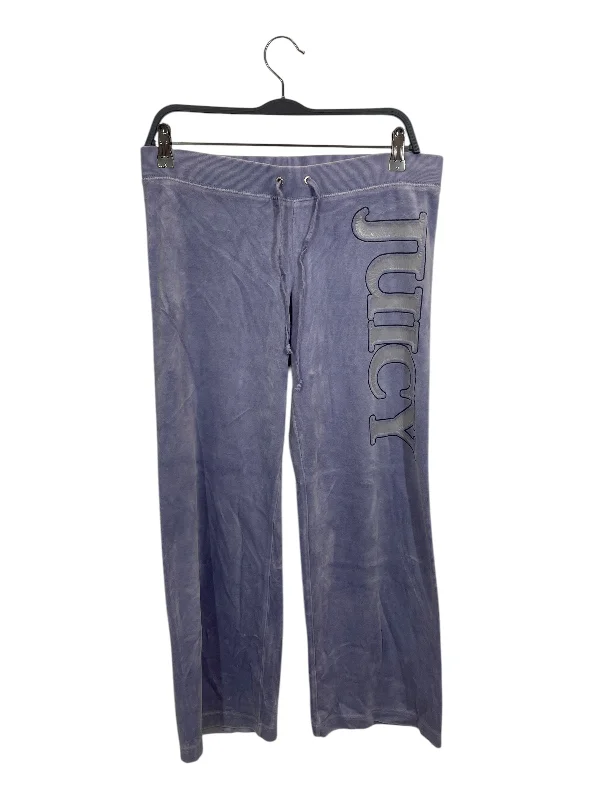 Soft Bamboo Pants for Natural Comfort-JUICY COUTURE/Bottoms/M/Cotton/PPL/JUICY TRACK PANT