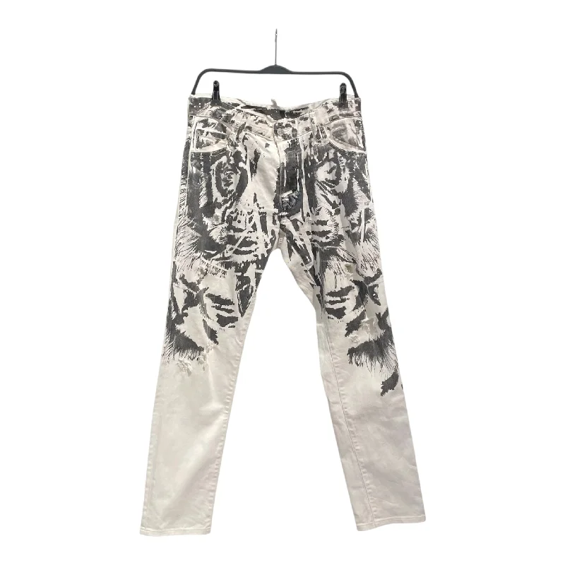 Lightweight Summer Pants for Hot Weather-DSQUARED2/Straight Pants/46/White/Cotton/