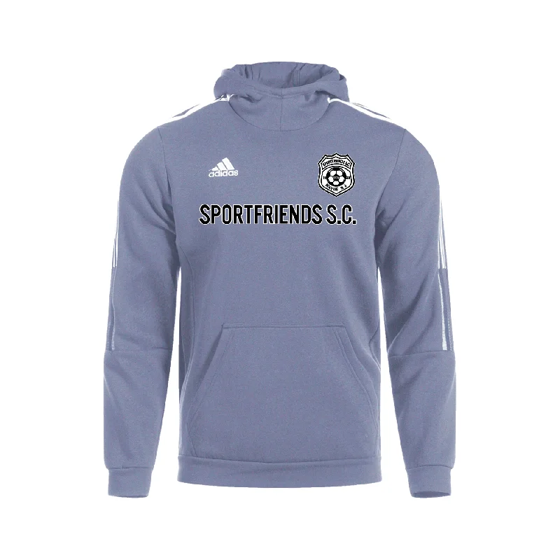 Soft Hoodie for Post-Workout Relaxation-Sportfriends SC adidas Tiro 21 Hoodie Grey