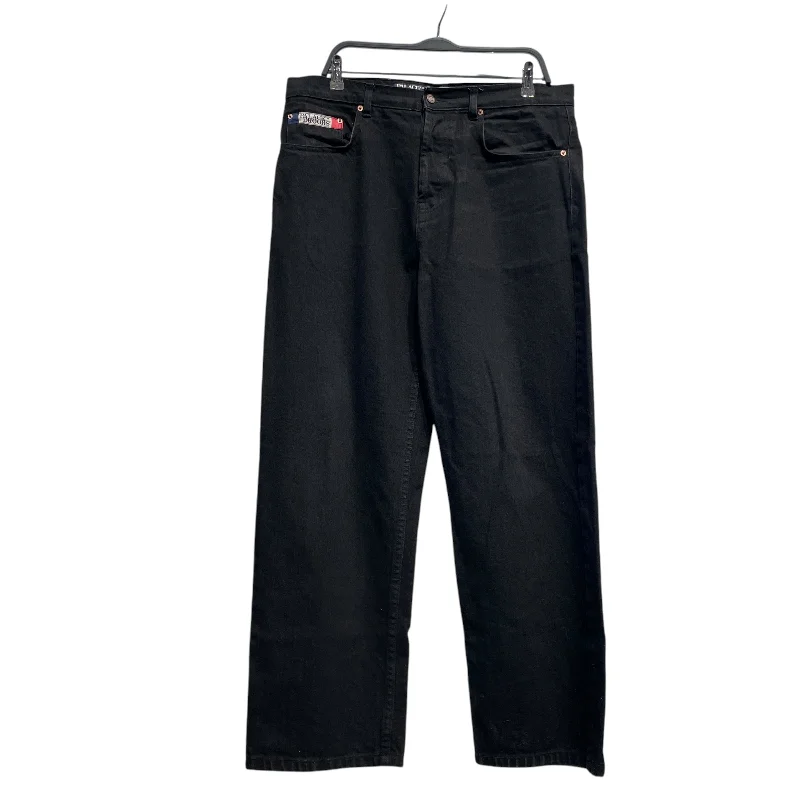 Durable Outdoor Hiking Pants for Adventures-PALACE/Straight Pants/34/Cotton/BLK/DROORS JEANS