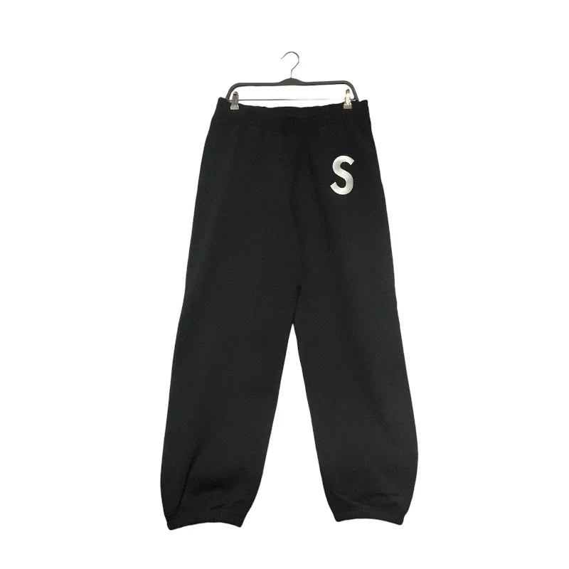 Relaxed Fit Jogger Pants for Casual Comfort-Supreme/Pants/L/Cotton/BLK/