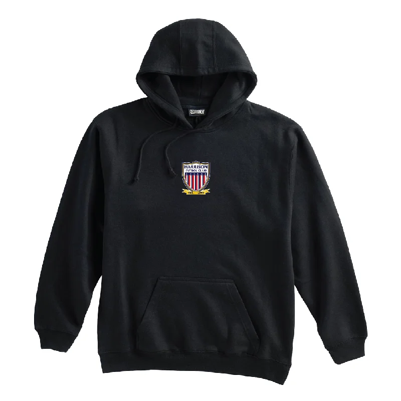 Classic Hoodie for Timeless Style-Harrison FC (Patch) Pennant Super 10 Hoodie Black