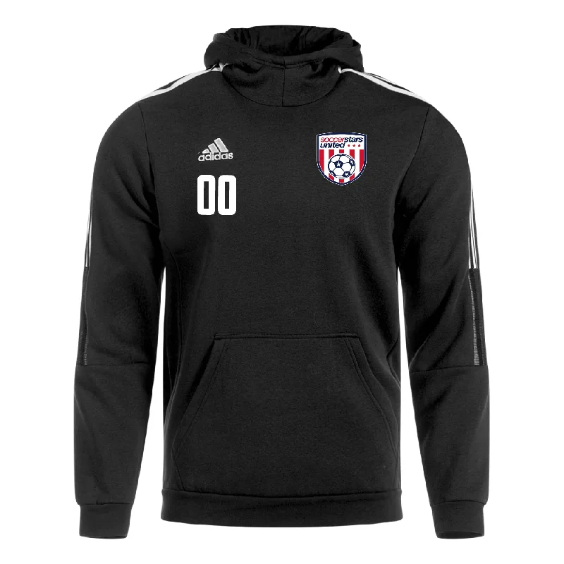 Stylish Hoodie with Abstract Print-Soccer Stars United Los Angeles adidas Tiro 21 Hoodie Black