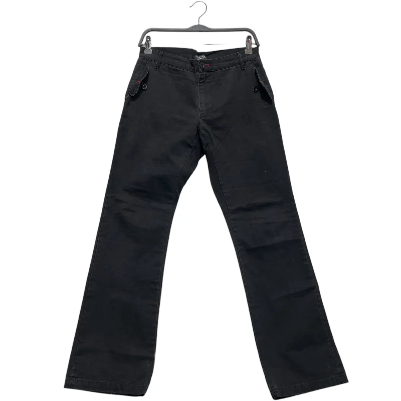 Eco-Friendly Recycled Fabric Pants for Sustainable Style-COMME des GARCONS HOMME/Straight Pants/M/Denim/BLK/