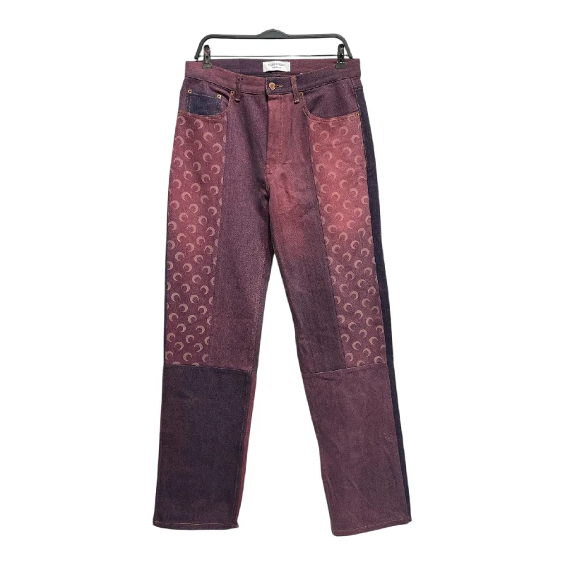 Trendy Tapered Pants for a Chic Look-MARINE SERRE/Straight Pants/34/Denim/PPL/Graphic/REGEN