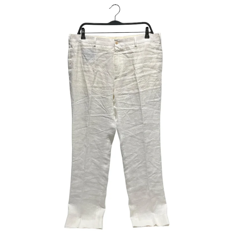 Stylish Cargo Pants for Trendy Looks-RALPH LAUREN/Pants/34/Linen/WHT/PURPLE LABEL LINEN PANT