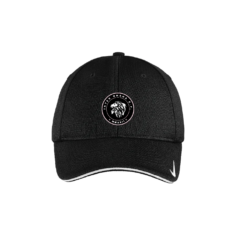 Elegant Feathered Hat for Formal Fashion-Inter Ohana Travel Nike Dri-FIT Mesh Swoosh Flex Cap Black