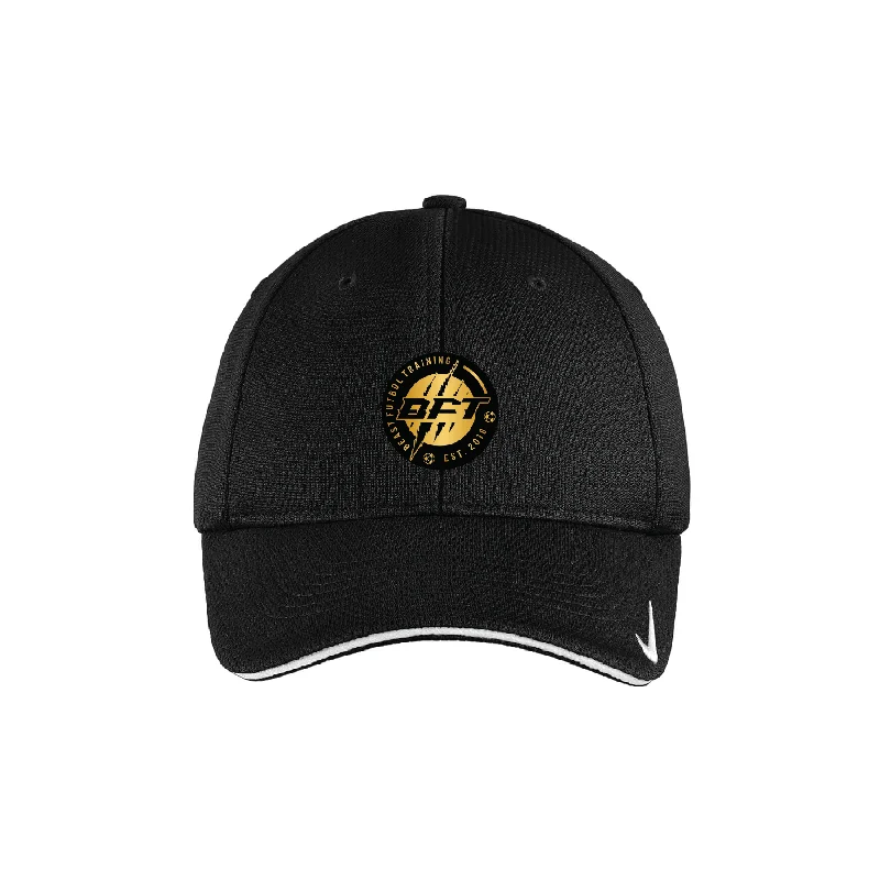 High-Quality Sports Cap for Team Events-Beast Futbol Training Nike Dri-FIT Mesh Swoosh Flex Cap Black