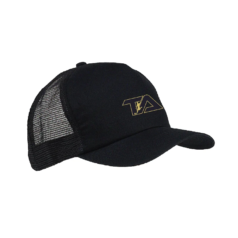 Customizable Hat for Personalized Gifts-Tech Academy Big Accessories Twill Trucker Cap Black