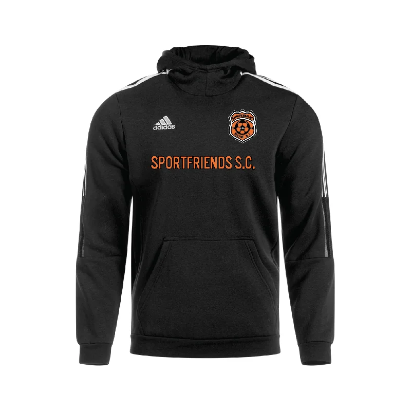 Trendy Hoodie for Streetwear Enthusiasts-Sportfriends SC adidas Tiro 21 Hoodie Black