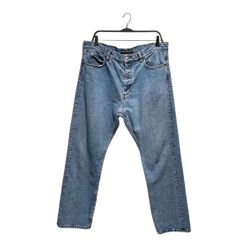 Loose Fit Pants for a Relaxed Vibe-BALENCIAGA/Straight Pants/36/Denim/IDG/