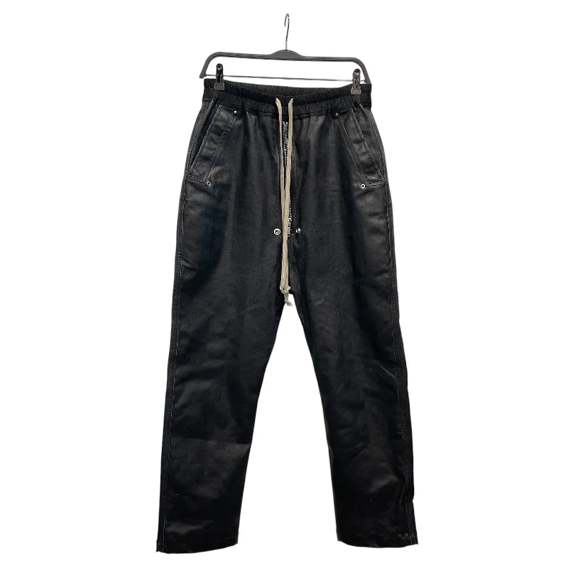 Breathable Athletic Pants for Running and Sports-RICK OWENS DRKSHDW/Straight Pants/XS/Leather/BLK/Bela Jeans