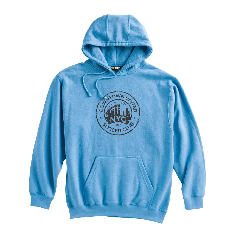 Soft Hoodie with Long Sleeves for All-Weather Wear-DUSC Boys (Logo) Pennant Super 10 Hoodie Carolina Blue