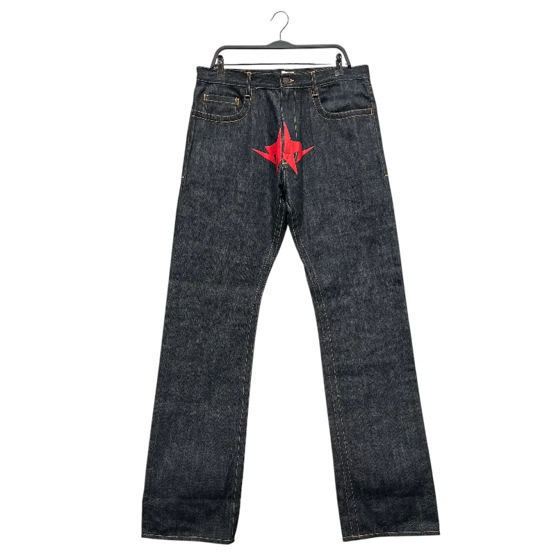 Trendy Acid Wash Pants for a Vintage Look-A BATHING APE/Pants/L/Denim/IDG/RED TWINSTA DENIM