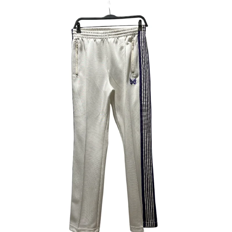 Durable Work Pants for Labor and Construction Jobs-Needles/Pants/XS/CRM/Stripe/purple stripe