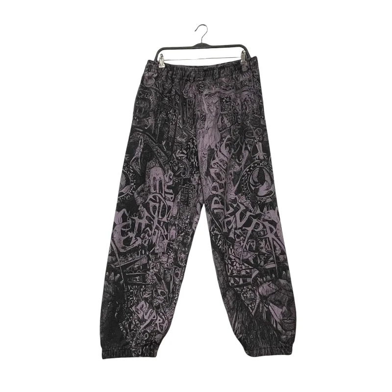 Trendy High-Rise Pants for Modern Looks-Supreme/Pants/L/Cotton/PPL/