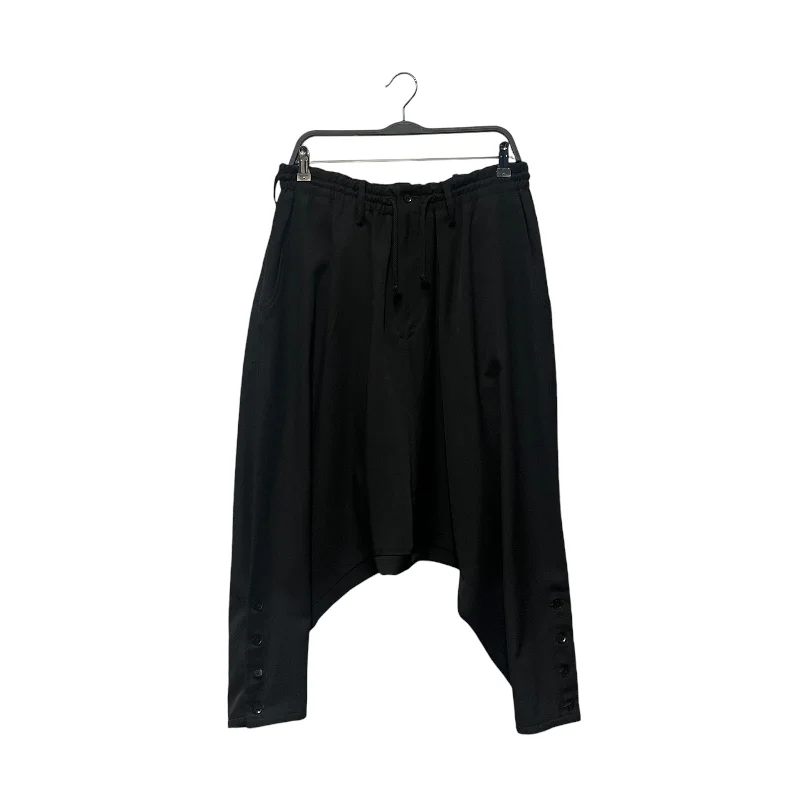 Stretchy Yoga Pants for Flexibility and Comfort-YOHJI YAMAMOTO/Cropped Pants/2/Cotton/BLK/