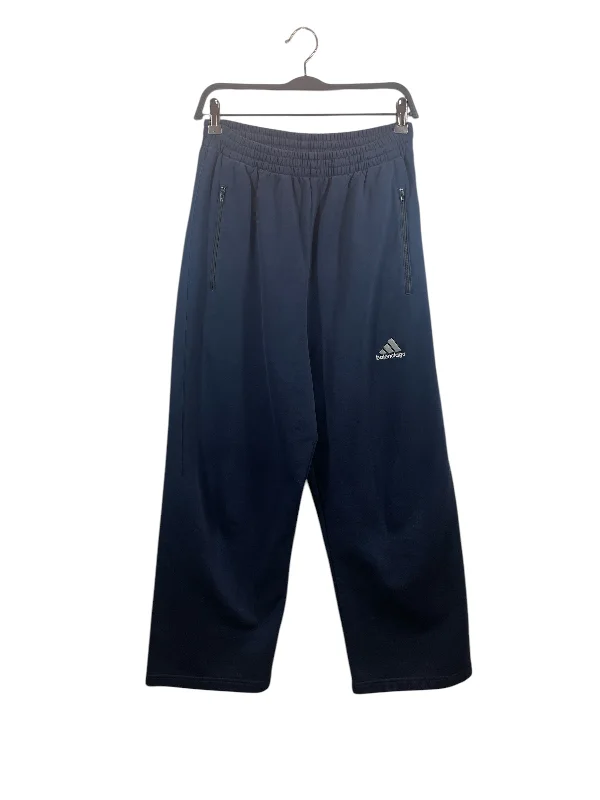 Warm Insulated Pants for Winter Sports-BALENCIAGA/Pants/XS/Cotton/NVY/BALENCI ADIDAS WIDE LEG