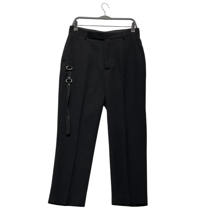 Casual Work Pants for Office Comfort-Rick Owens/Straight Pants/4/Wool/BLK/LARRY F/W 19