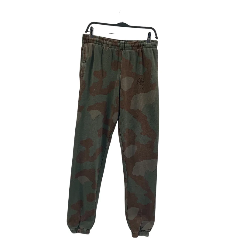 Soft Jogging Pants for Morning Runs-OFF-WHITE/Pants/M/Cotton/GRN/Camouflage/LEG/BLK /OMCH014R19003016