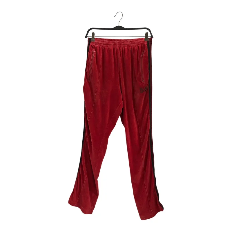 Trendy Utility Pants for Practical Fashion-Needles/Pants/Velour/RED/Joggers/