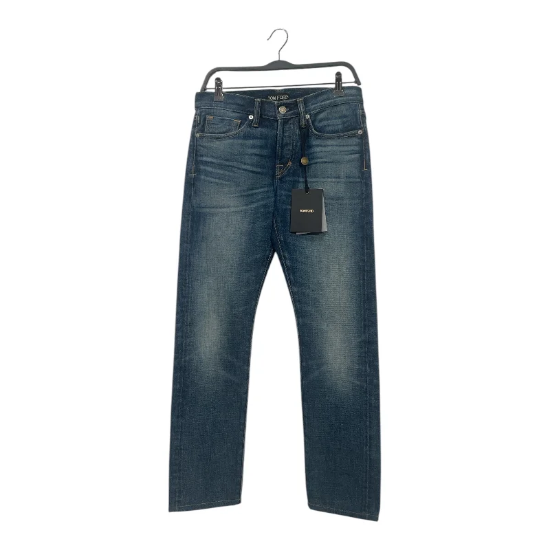 Soft Linen Pants for Relaxed Summer Days-TOM FORD/Straight Pants/29/Denim/IDG/