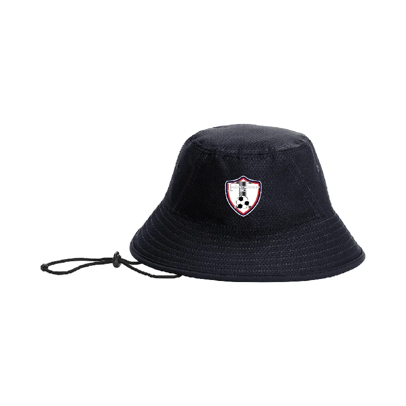 Functional Hiking Hat for Outdoor Enthusiasts-Ironbound FAN New Era Bucket Hat Navy