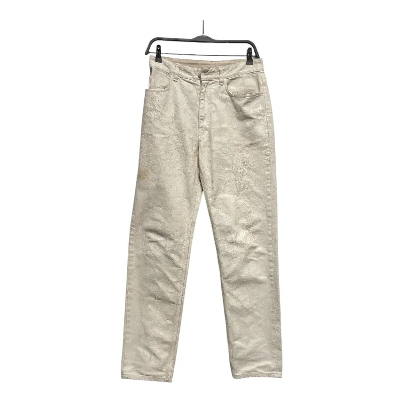 Comfortable Cotton Pants for Daily Wear-GIVENCHY/Skinny Pants/30/Cotton/WHT/PAINT JEANS