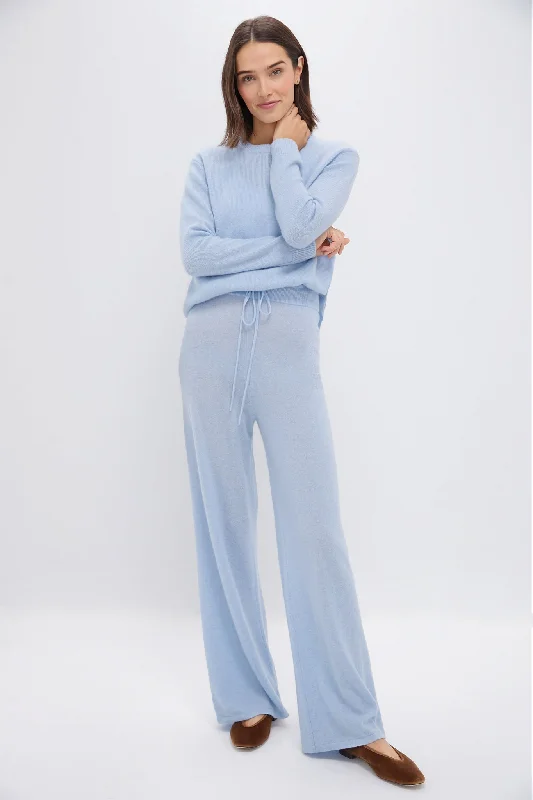 Loose Fit Pants for a Relaxed Vibe-Ice Blue Cashmere Jane Pant