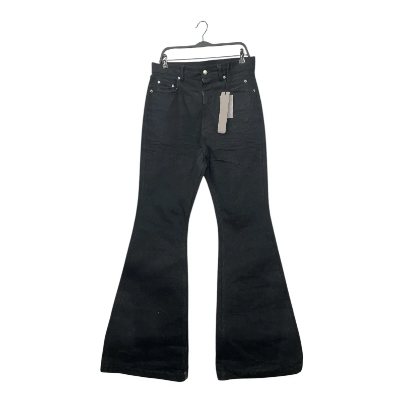 Eco-Friendly Bamboo Pants for All-Day Comfort-Rick Owens/Bootcut Pants/31/Denim/BLK/Button Fly/