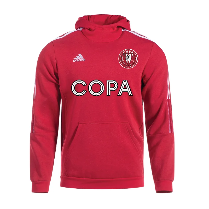 Warm Fleece Hoodie for Chilly Days-FC Copa Brooklyn adidas Tiro 21 Hoodie Red