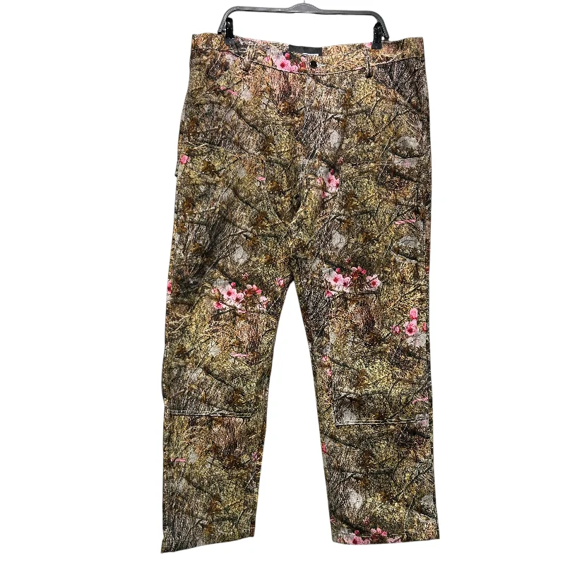 Flexible Yoga Pants for Comfortable Workouts-Spider/Bootcut Pants/XL/Cotton/MLT/Camouflage/Camo Jeans