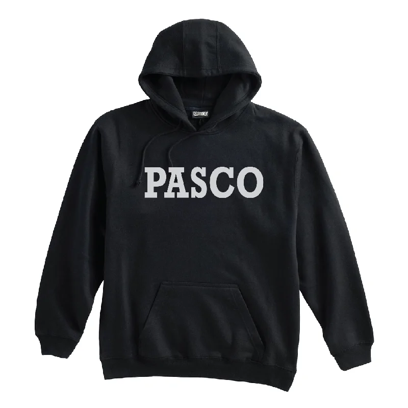 Premium Hoodie for Superior Softness-PASCO (Club Name) Pennant Super 10 Hoodie Black