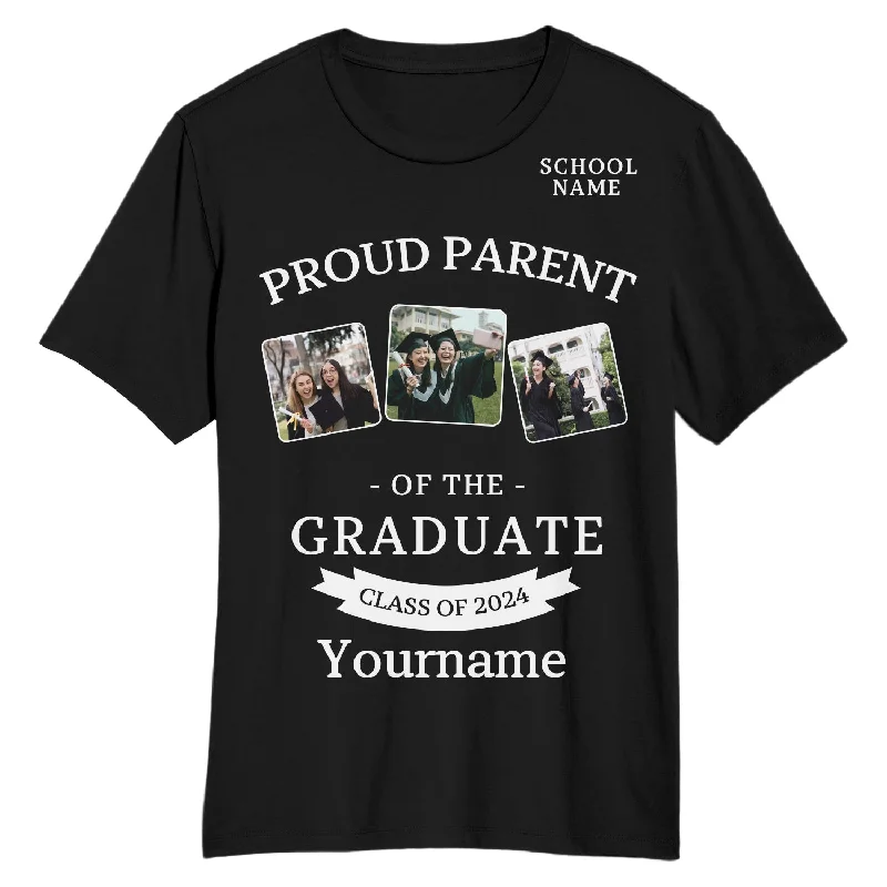 Soft Jersey T-Shirt for All-Day Comfort-Custom Black White 3D Graduation Performance T-Shirt