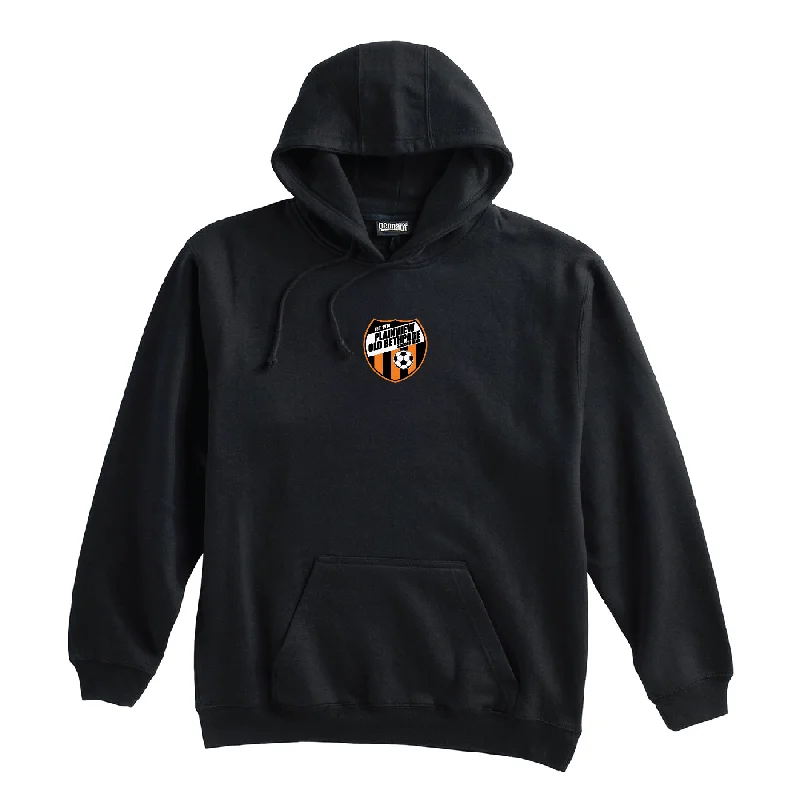 Comfortable Hoodie for Post-Workout Relaxation-Plainview Old Bethpage FAN (Patch) Pennant Super 10 Hoodie Black