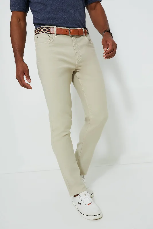 Casual Jogger Pants for Relaxed Outfits-Stone Stretch Terry 5 Pocket