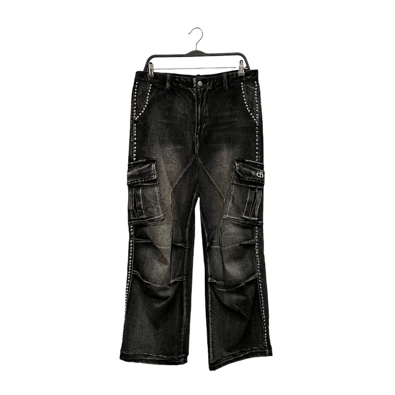 Stylish Denim Jeans Pants for Casual Outfits-HMDD LA/Pants/M/Denim/BLK/