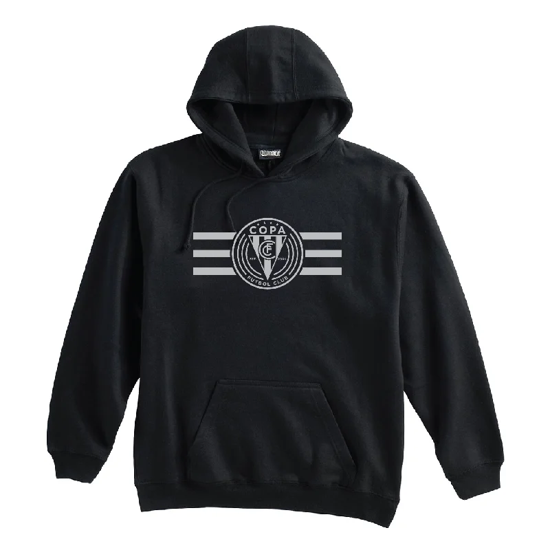 Eco-Friendly Hoodie for Sustainable Fashion-FC Copa (Logo) Pennant Super 10 Hoodie Black